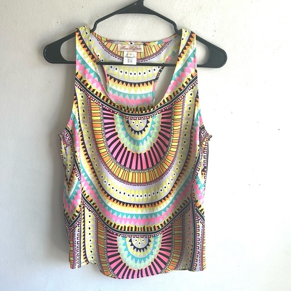Mara Hoffman Aztec Print Colorful Tank Top Size Small - Picture 2 of 11